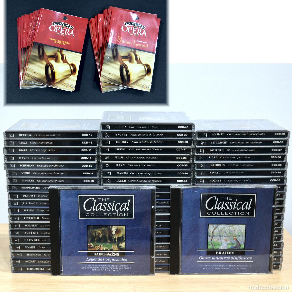 CDs de m&uacute;sica: LOTE 60CD &Oacute;PERA M&Uacute;SICA CL&Aacute;SICA THE CLASSICAL COLLECCI&Oacute;N Y 25 TOMOS