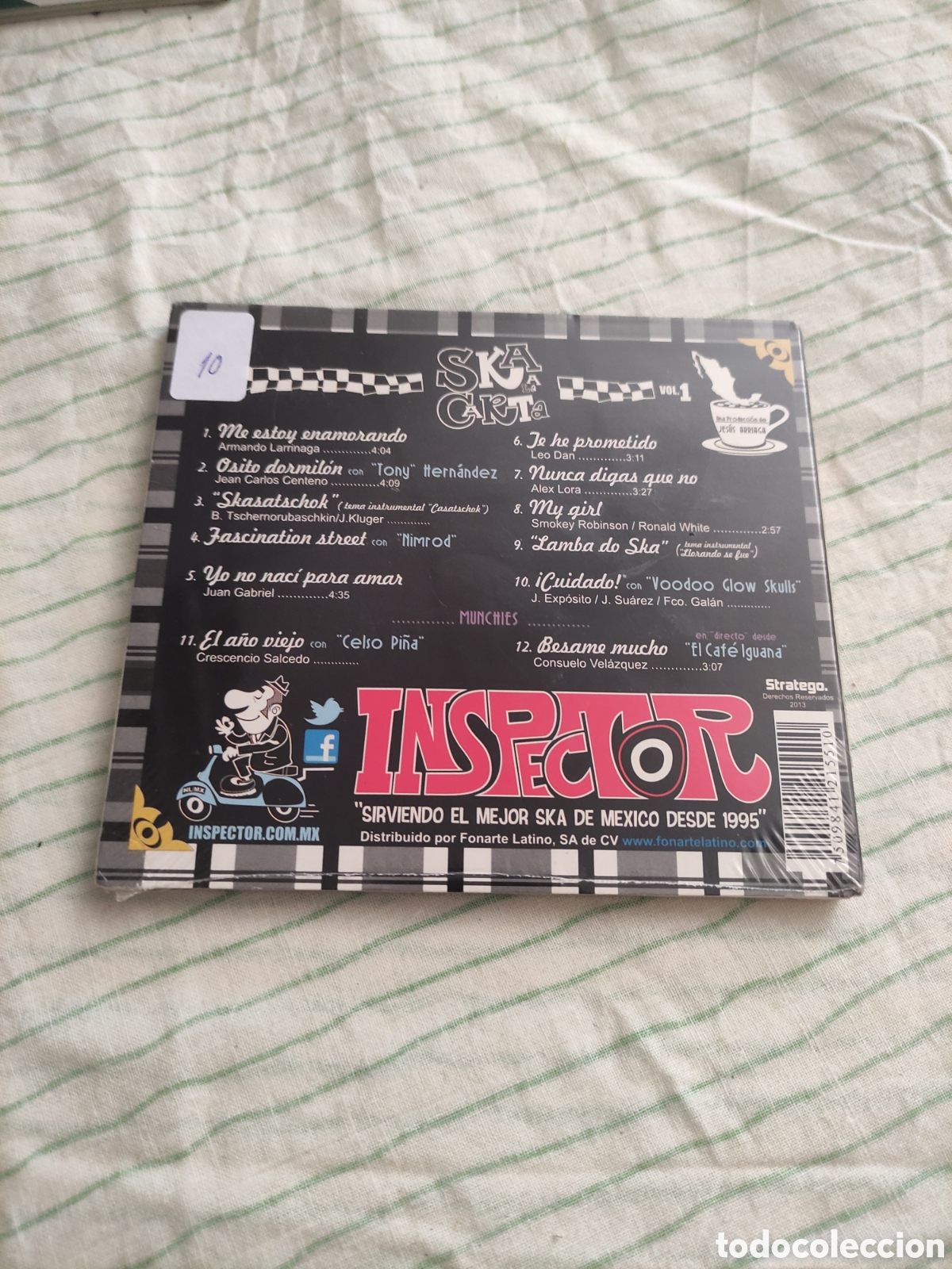 CDs de m&uacute;sica: CD Inspector - Ska a la carta vol. 1 - Foto 2