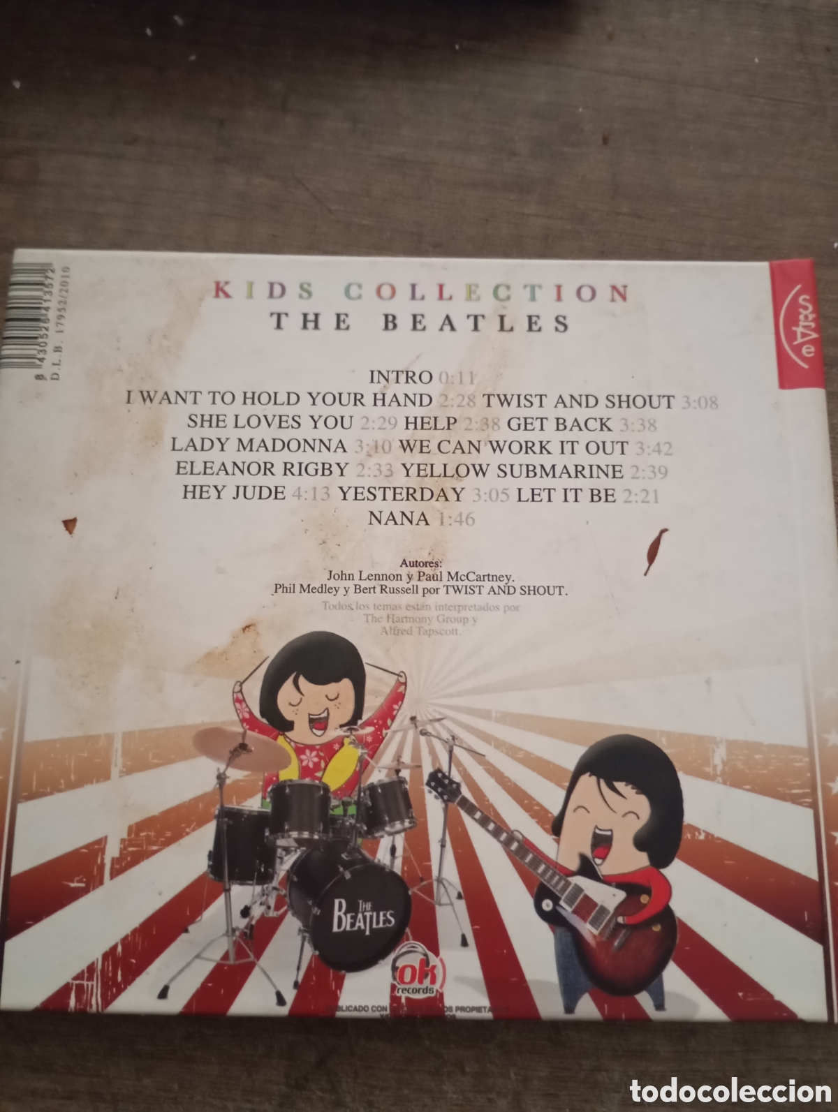 CDs de m&uacute;sica: CD. The Beatles. Kids collection - Foto 2