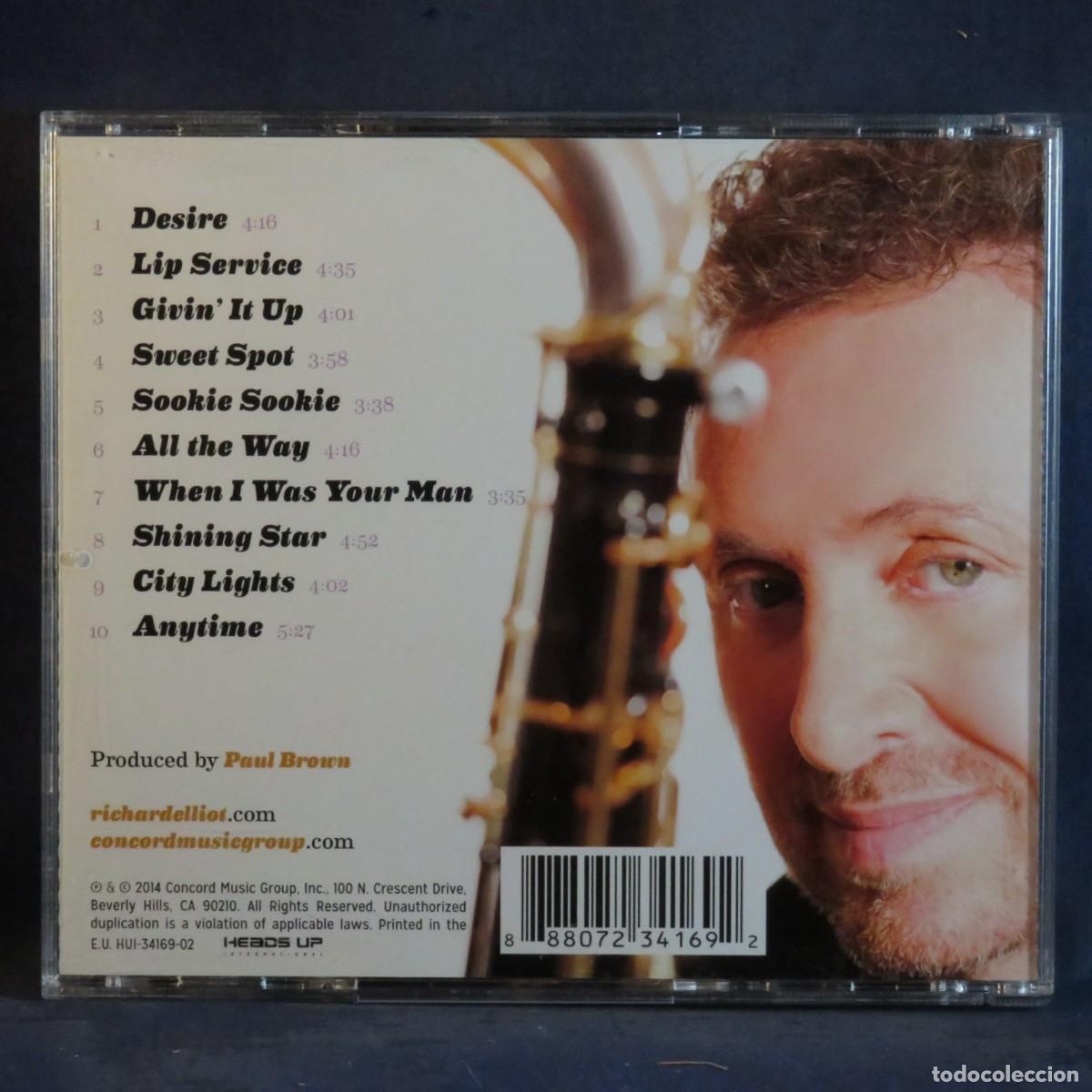 CDs de m&uacute;sica: RICHARD ELLIOT - LIP SERVICE - CD - Foto 2