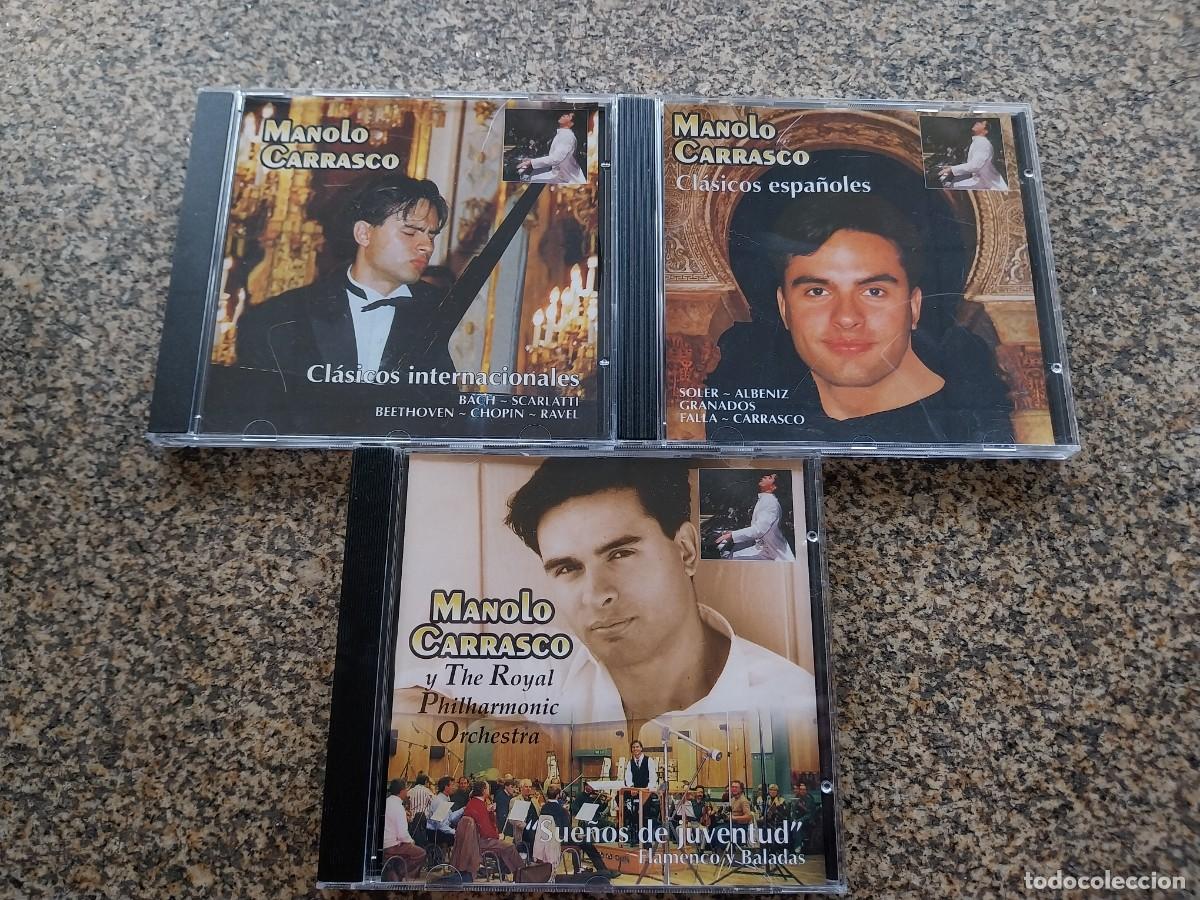 CDs de m&uacute;sica: CD -- MANOLO CARRASCO -- CLASICOS ESPA&Ntilde;OLES, CLASICOS INTERNACIONALES, SUE&Ntilde;OS DE JUVENTUD --