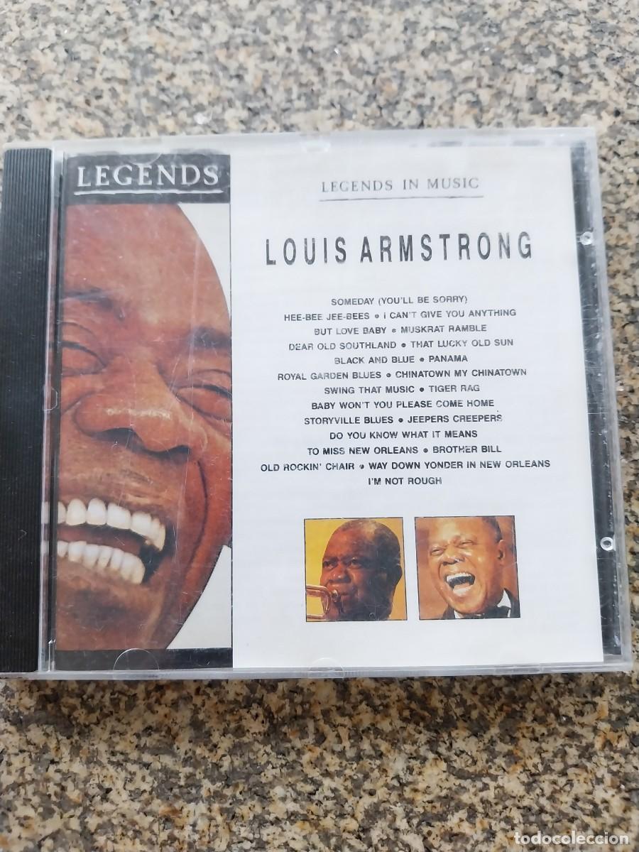 CDs de m&uacute;sica: CD -- LEGENDS IN MUSIC -- LOUIS ARMSTRONG -- 20 TEMAS --