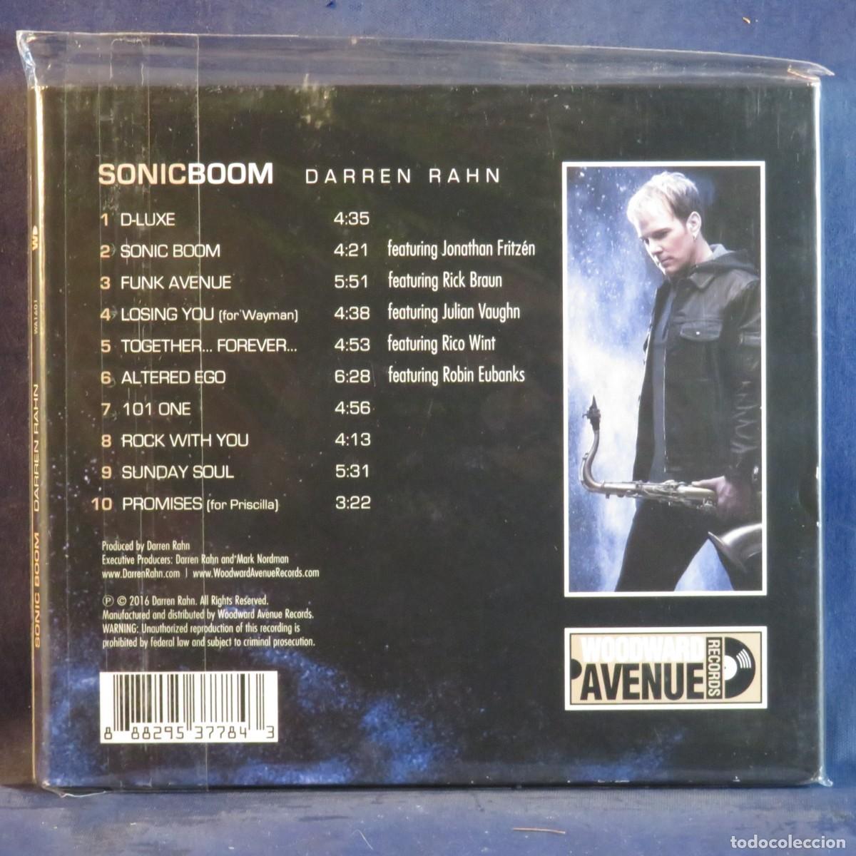 CDs de m&uacute;sica: DARREN RAHN - SONIC BOOM - CD - Foto 2