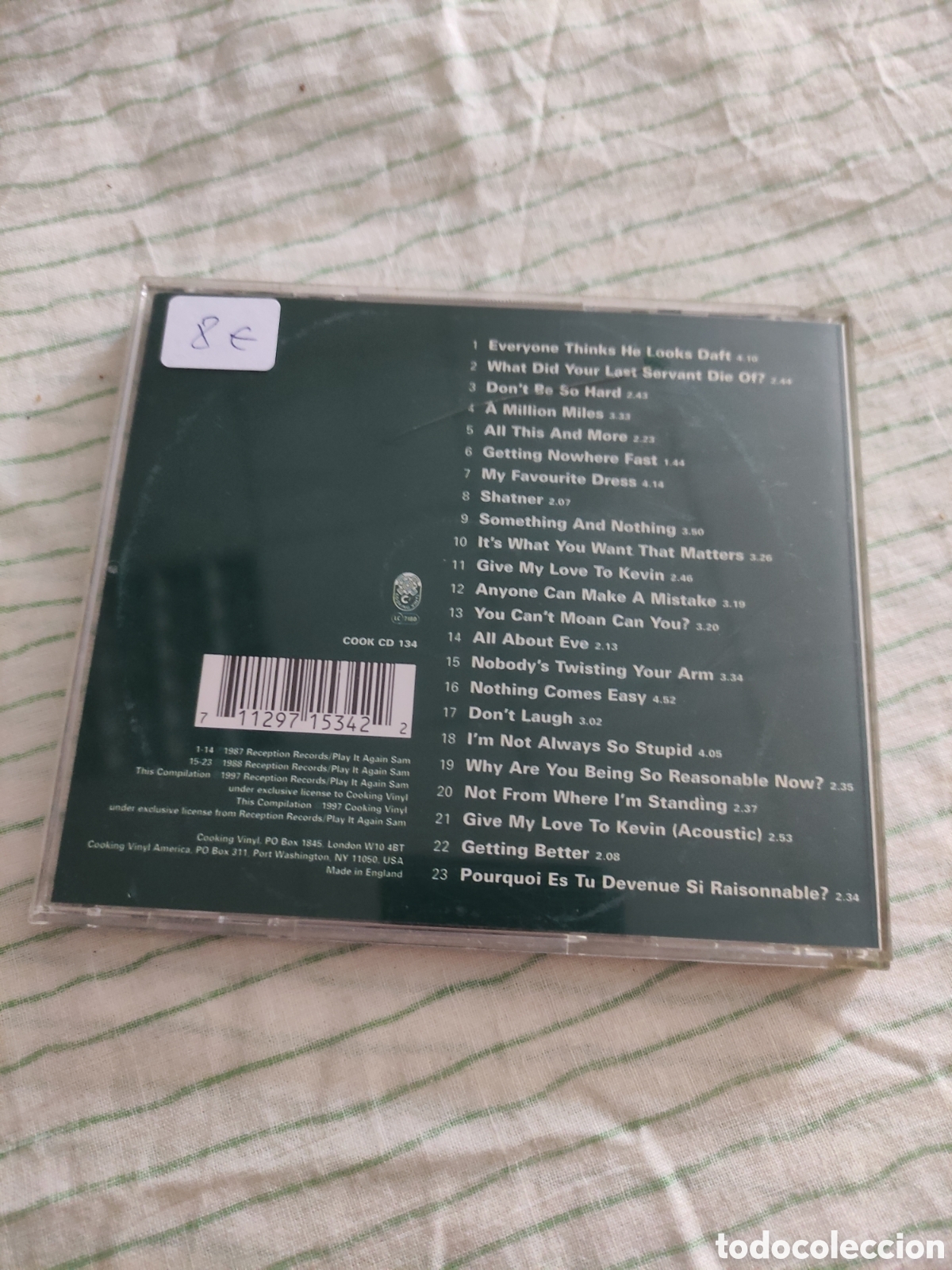 CDs de m&uacute;sica: CD The wedding present - George best plus - Foto 3