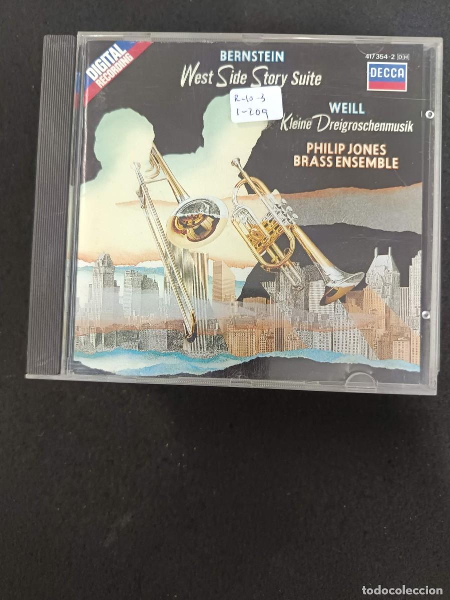 CDs de m&uacute;sica: BERNSTEIN: WEST SIDE STORY / WEILL: KLEINE DREIGROSCHENMUSIK. PHILIP JONES BRASS ENSEMBLE