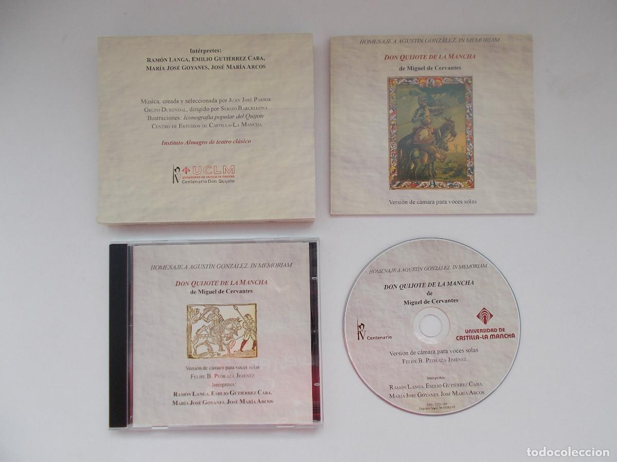 CDs de m&uacute;sica: Don Quijote de La Mancha - Homenaje a Agust&iacute;n Gonz&aacute;lez (UCLM)
