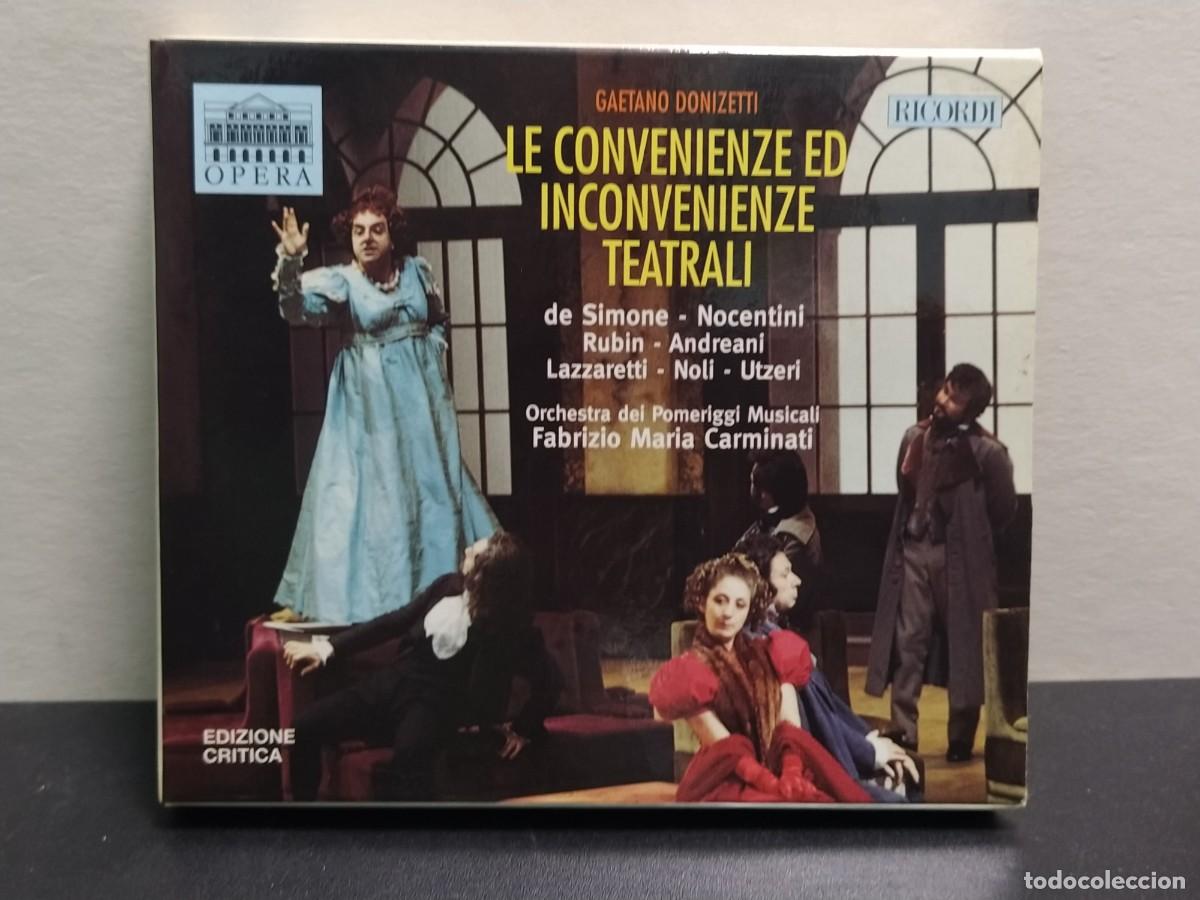 CDs de m&uacute;sica: Donizetti - Fabrizio Maria Carminati - Le Convenienze Ed Inconvenienze Teatrali (CD)