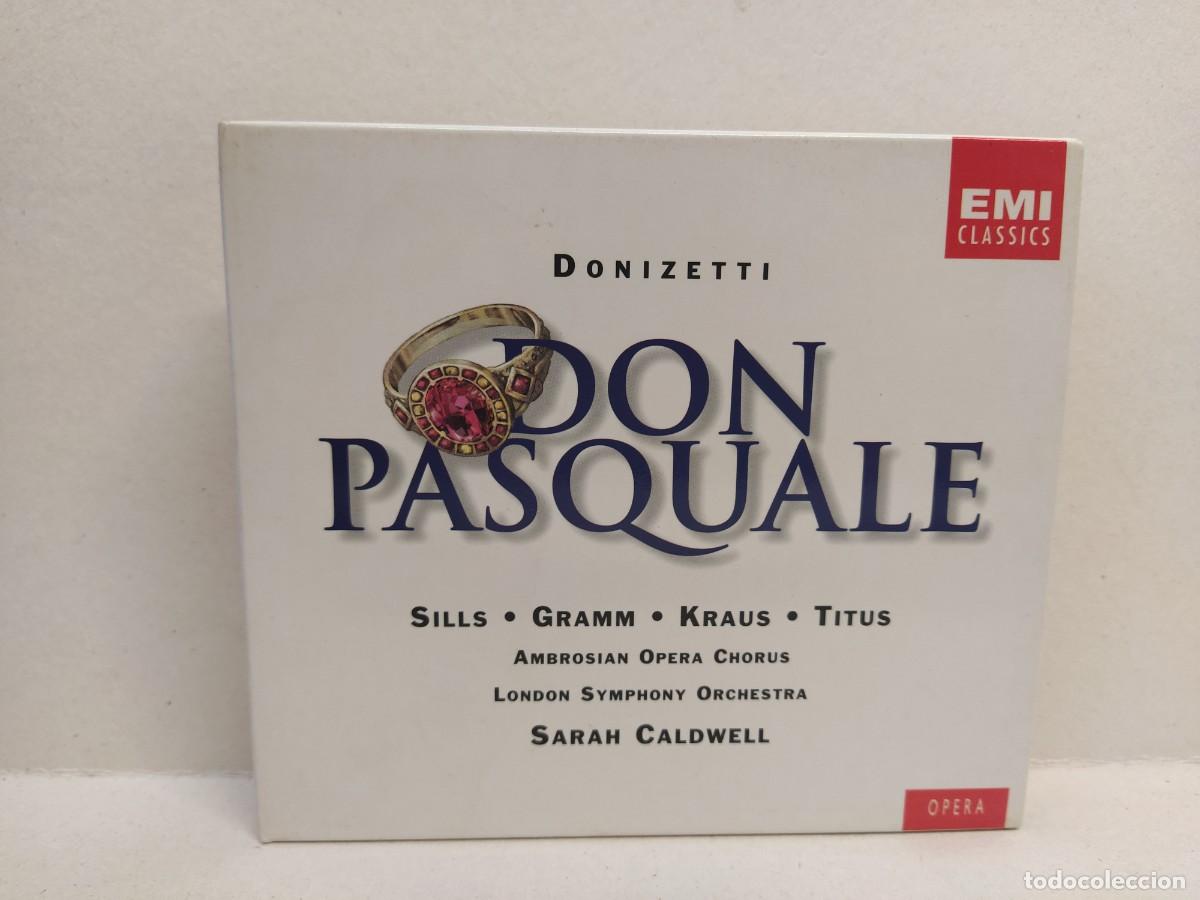 CDs de m&uacute;sica: Donizetti - Sarah Caldwell - Don Pasquale (CD)