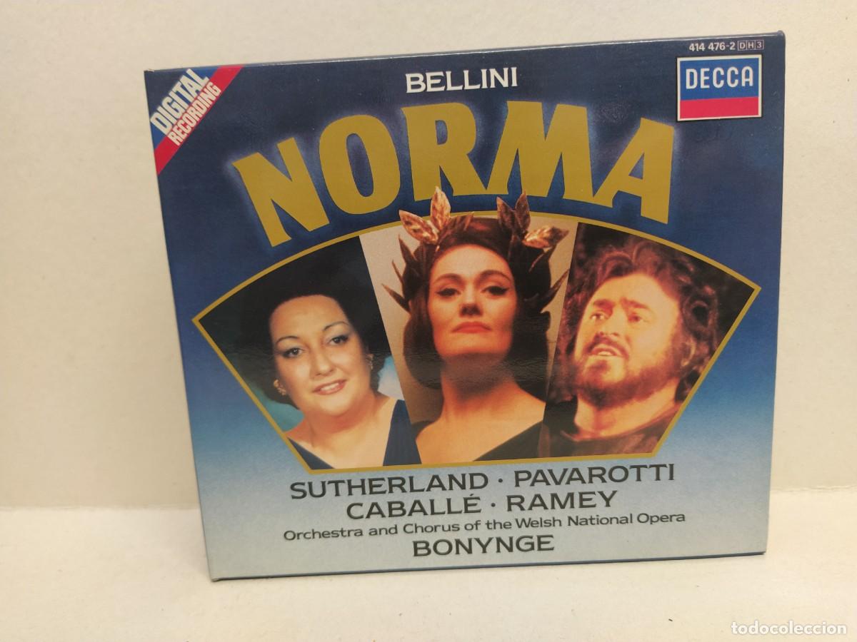 CDs de m&uacute;sica: Bellini - Bonynge - Norma (3xCD)