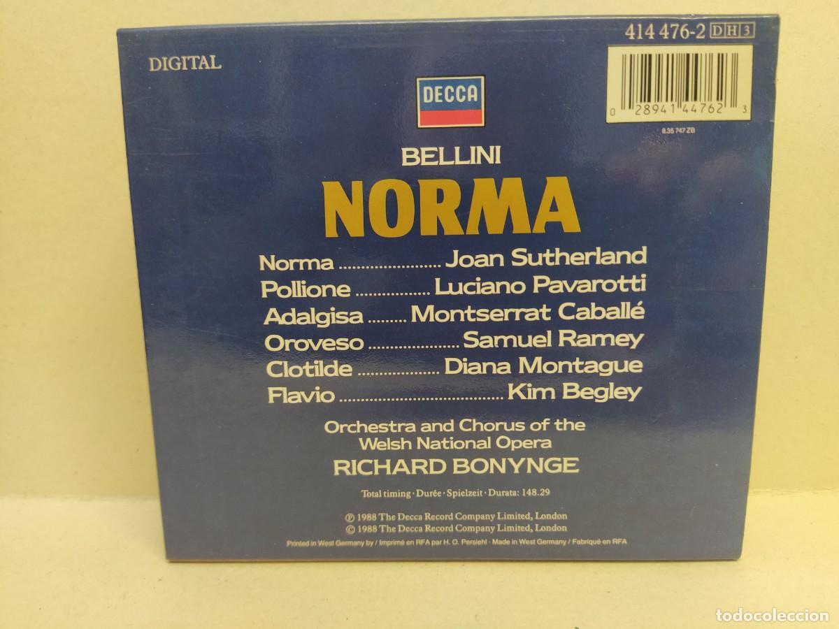 CDs de m&uacute;sica: Bellini - Bonynge - Norma (3xCD) - Foto 2