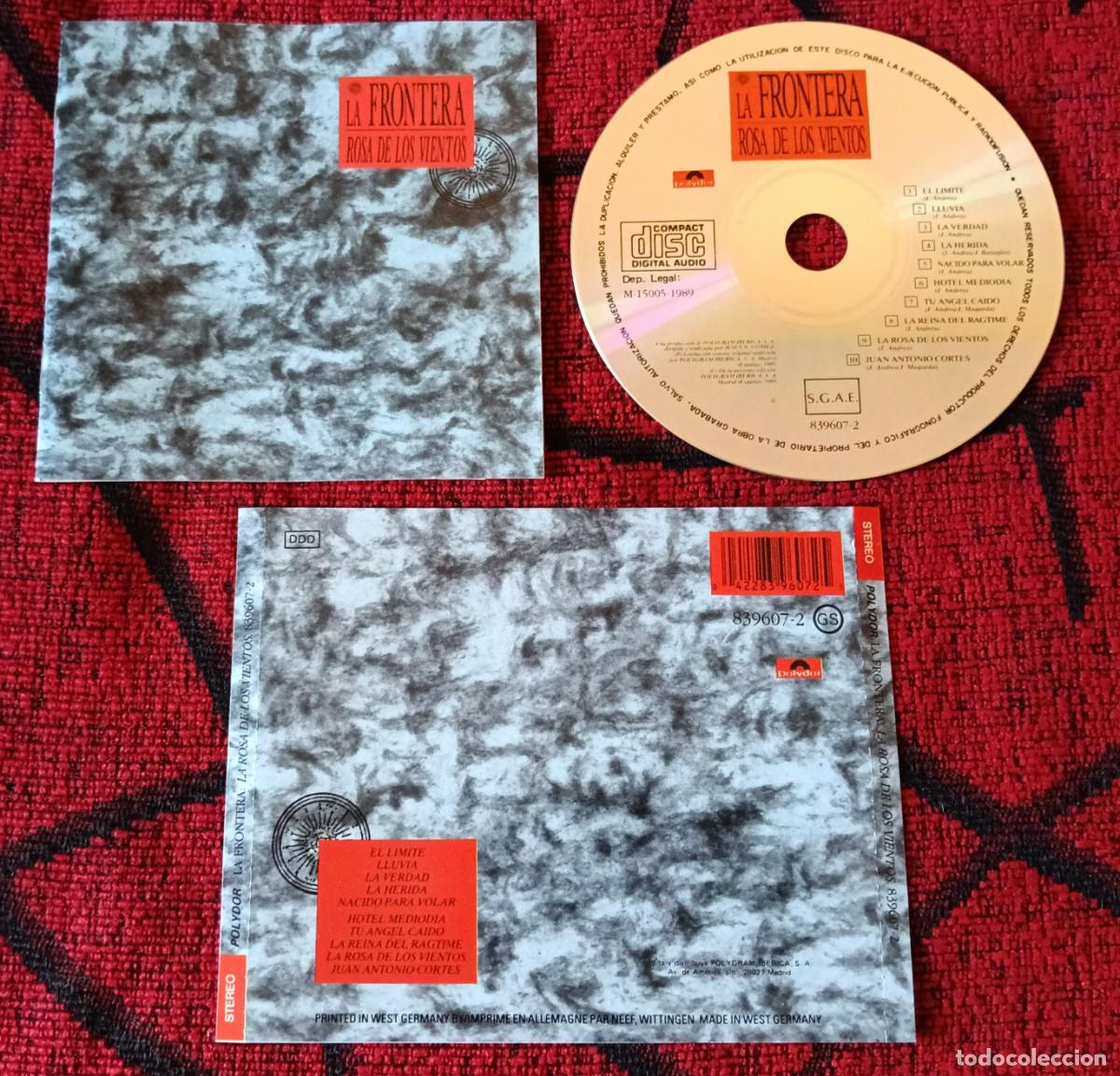 CDs de m&uacute;sica: LA FRONTERA ** Rosa De Los Vientos ** CD 1989
