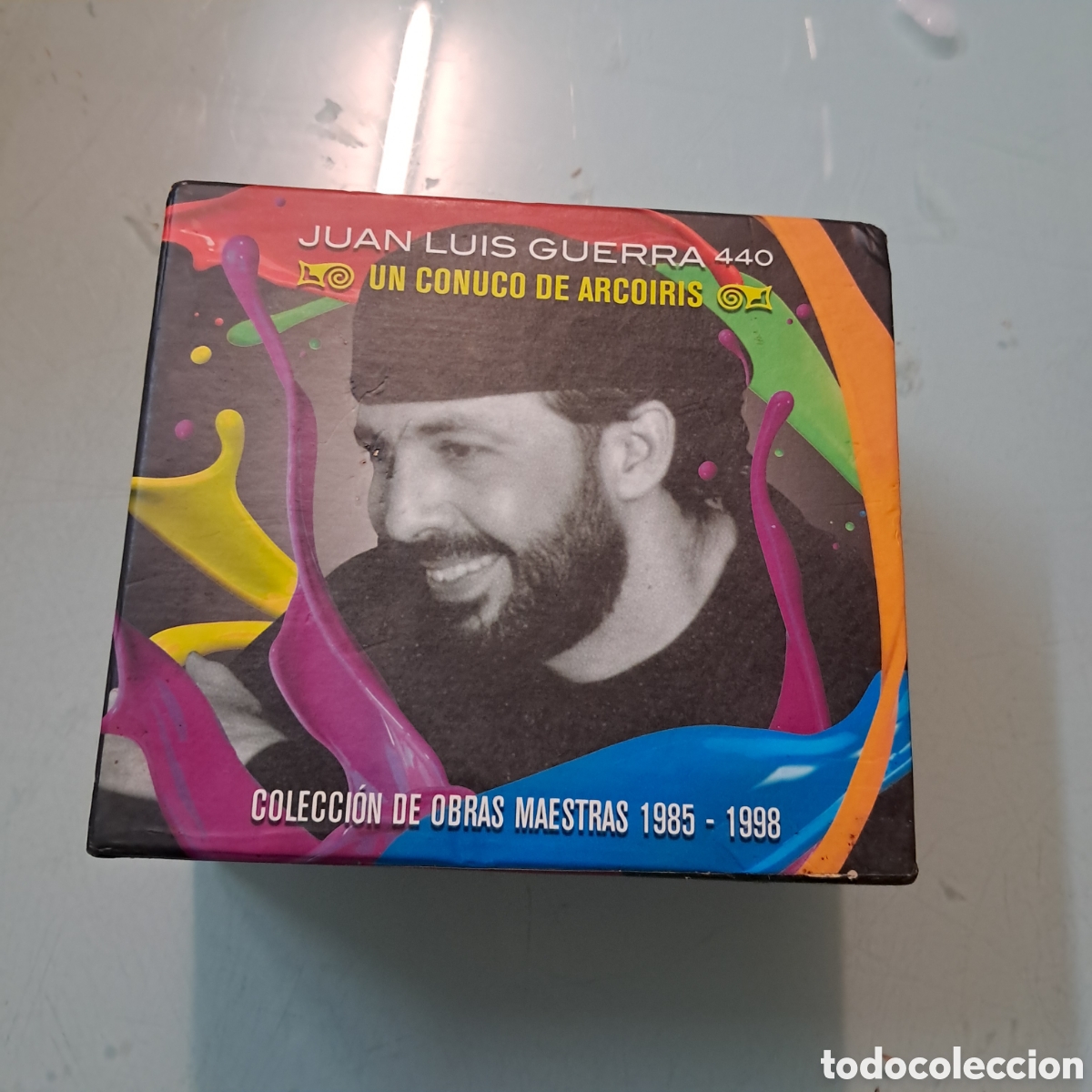 CDs de m&uacute;sica: Discograf&iacute;a de Juan Luis Guerra, 9 cd, m&aacute;s libro