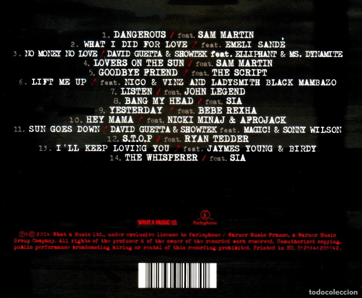 CDs de m&uacute;sica: DAVID GUETTA. LISTEN. CD. - Foto 2