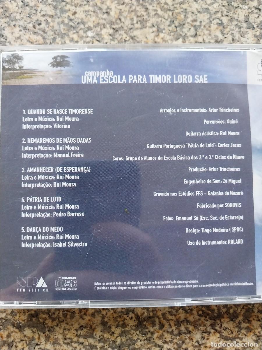 CDs de m&uacute;sica: CD -- UMA ESCOLA PARA TIMOR LORO SAE -- - Foto 2