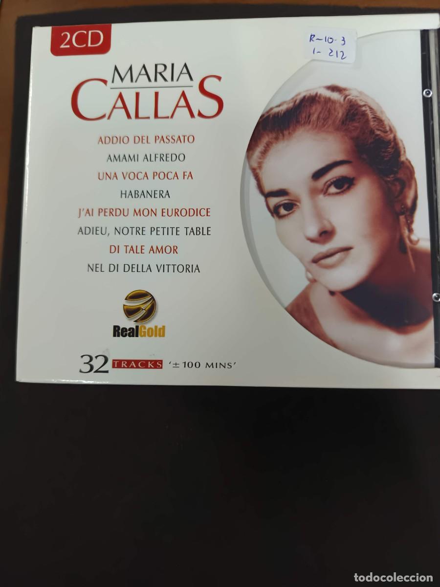 CDs de m&uacute;sica: 2 CD. MARIA CALLAS: ADDIO DEL PASSATO, AMAMI ALFREDO, UNA VOCA POCA FA, HABANERA, J'AI PERDU MON EUR