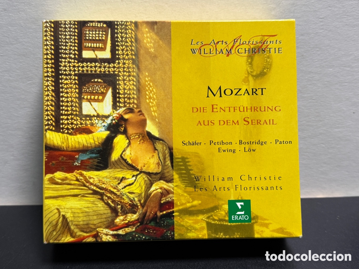 CDs de m&uacute;sica: Mozart - Les Arts Florissants, William Christie - Die Entf&uuml;hrung Aus Dem Serail (2xCD, Album)