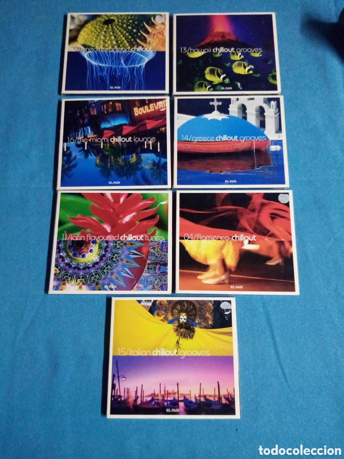 CDs de m&uacute;sica: Lote 7 cds m&uacute;sica chillout