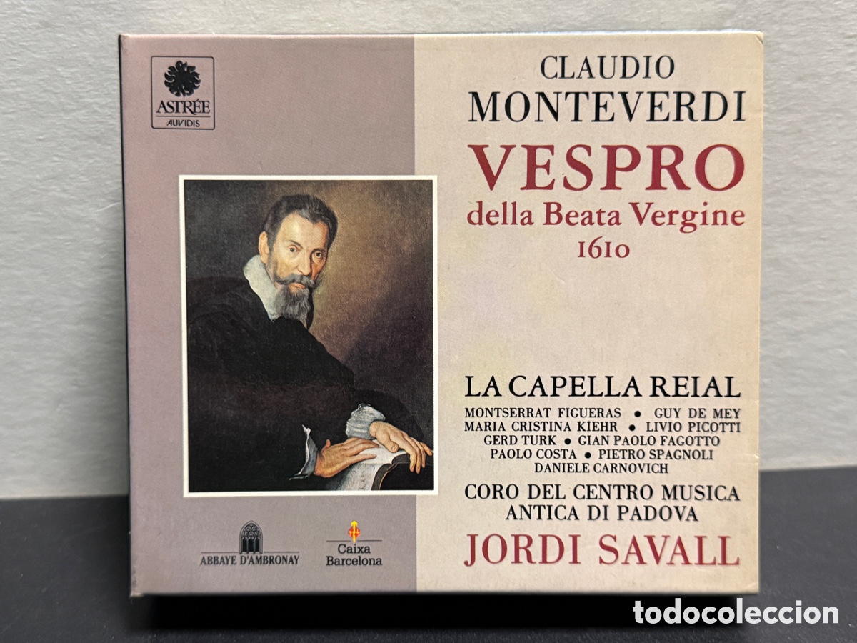 CDs de m&uacute;sica: Monteverdi - Jordi Savall - Vespro Della Beata Vergine 1610 (2xCD)
