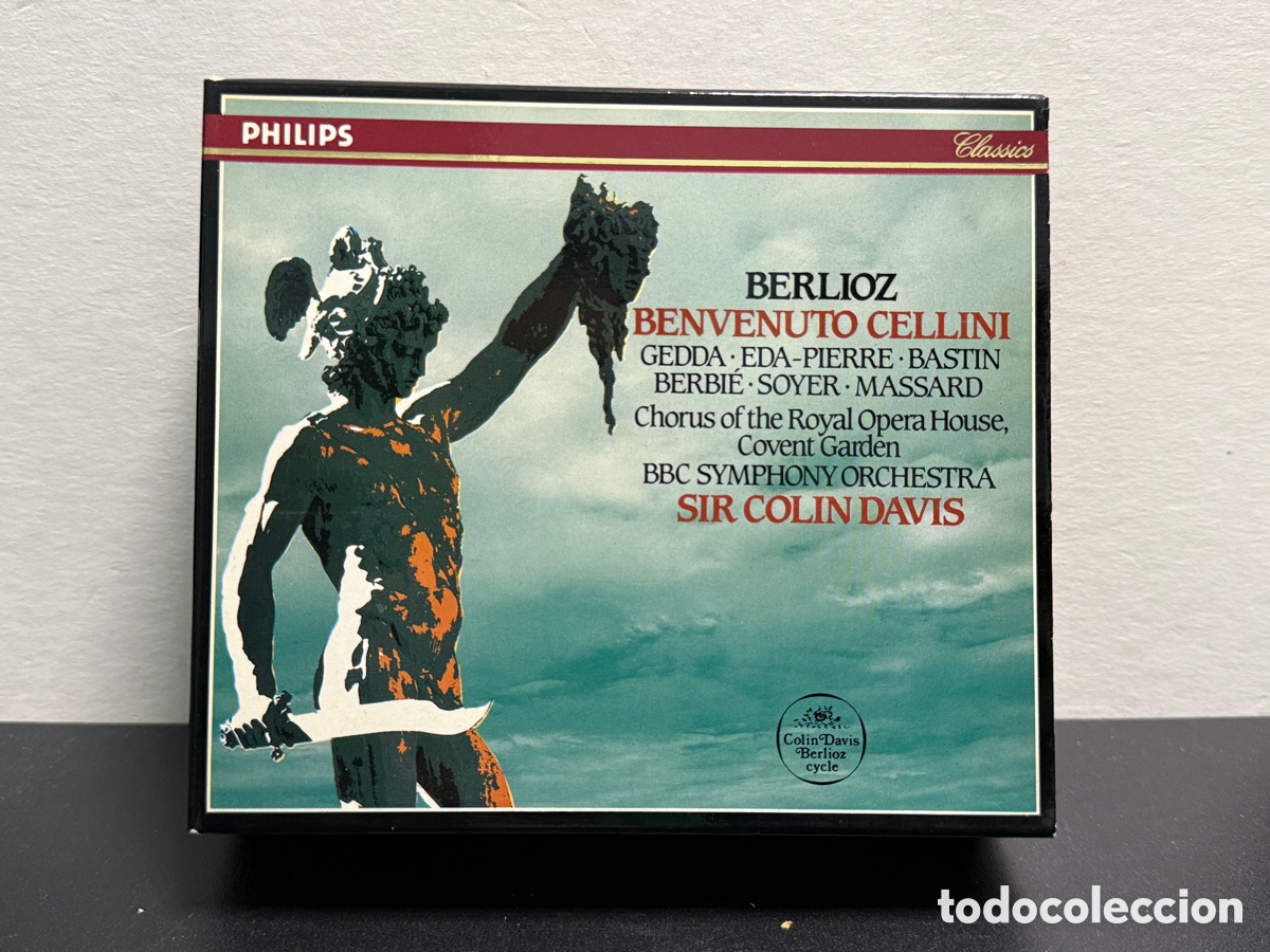 CDs de m&uacute;sica: Berlioz - Colin Davis - Benvenuto Cellini (3xCD)