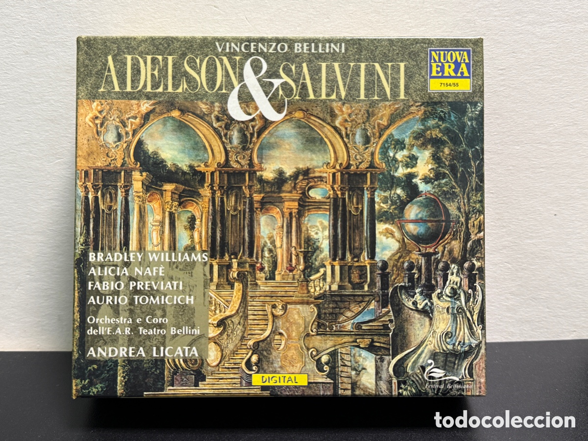CD di Musica: Vincenzo Bellini - Andrea Licata - Adelson & Salvini (2xCD)
