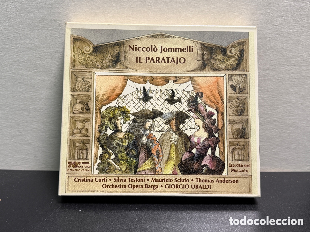 CD di Musica: Niccol&ograve; Jommelli - Giorgio Ubaldi - Il Paratajo (CD)
