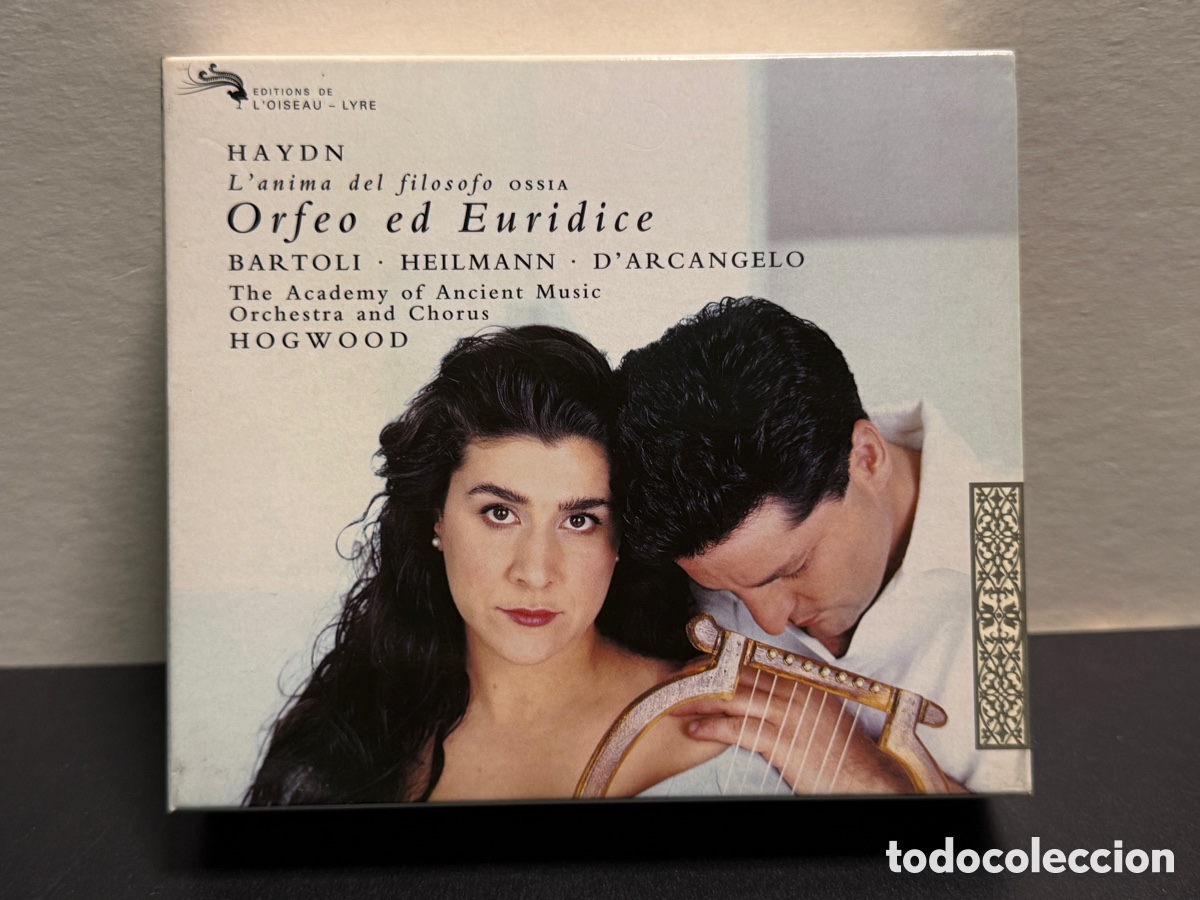 CDs de Musique: Haydn - Christopher Hogwood - L'Anima Del Filosofo Ossia - Orfeo Ed Euridice (2xCD)