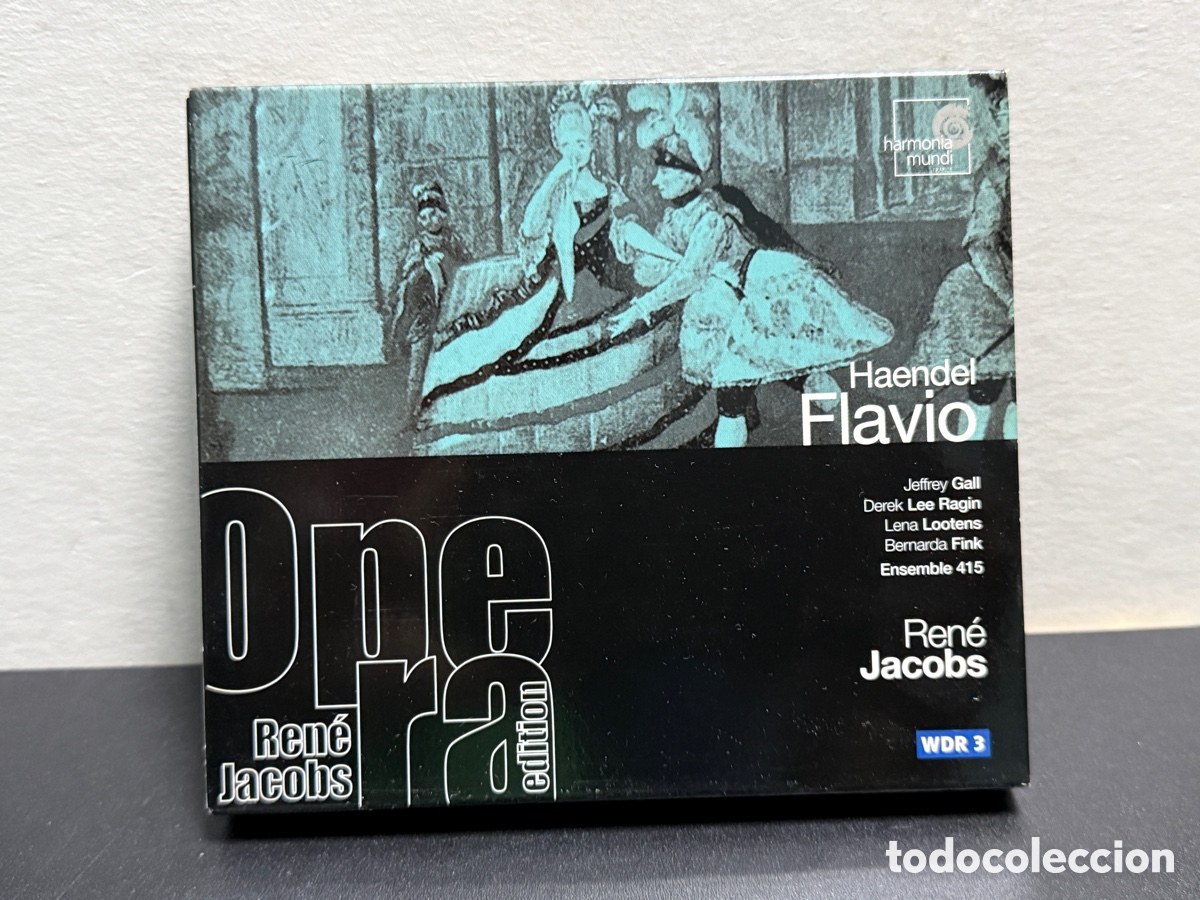 CDs de m&uacute;sica: Handel - Ensemble 415, Ren&eacute; Jacobs - Flavio (2xCD)