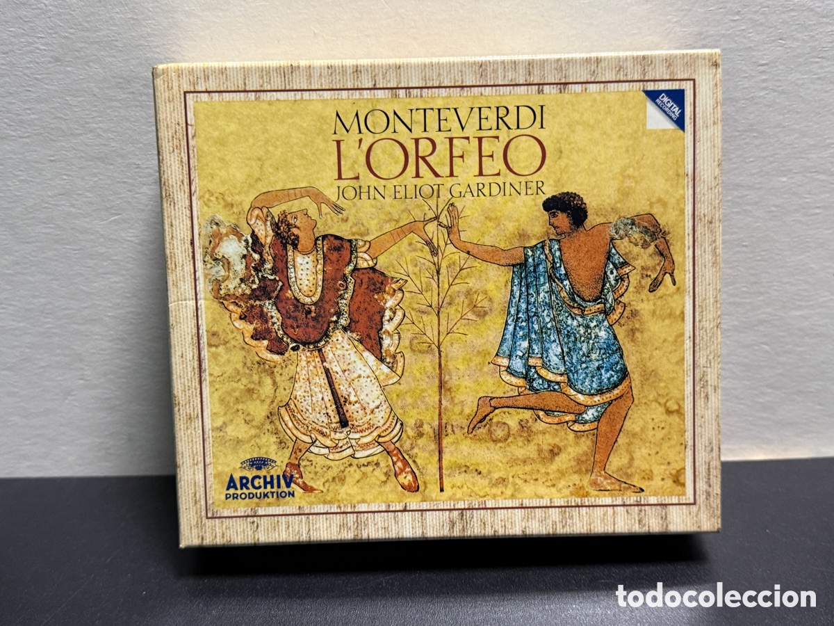 CDs de m&uacute;sica: Monteverdi - John Eliot Gardiner - L'Orfeo (2xCD)