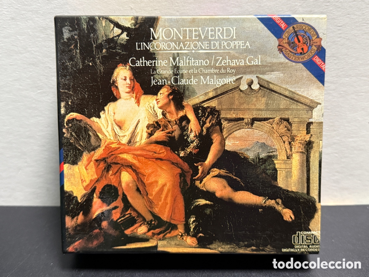 CDs de m&uacute;sica: Monteverdi - Jean-Claude Malgoire - L'Incoronazione Di Poppea (3xCD)