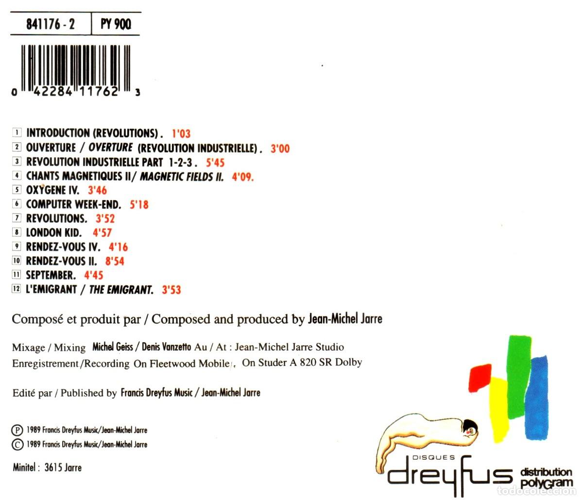 CDs de m&uacute;sica: JEAN MICHEL JARRE. LIVE. CD. - Foto 2
