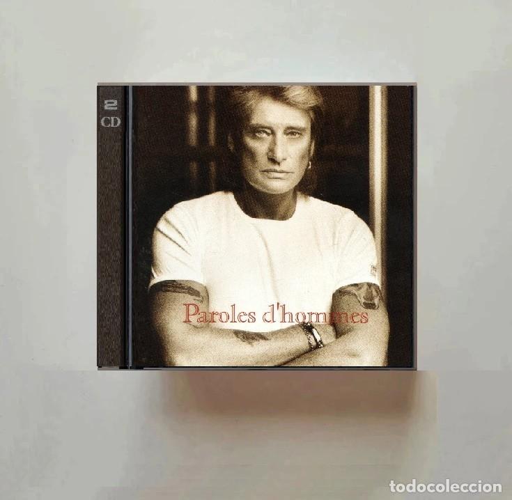 CDs de m&uacute;sica: [DOBLE CD]. JOHNNY HALLYDAY. PAROLES D'HOMMES.