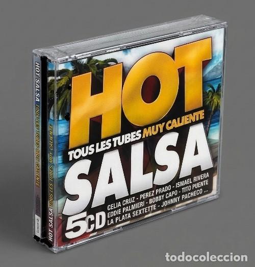 CDs de m&uacute;sica: [5 CDS SET BOX - PRECINTADO]. SALSA. CELIA CRUZ. PEREZ PRADO. TITO PUENTE. RECOPILATORIO.