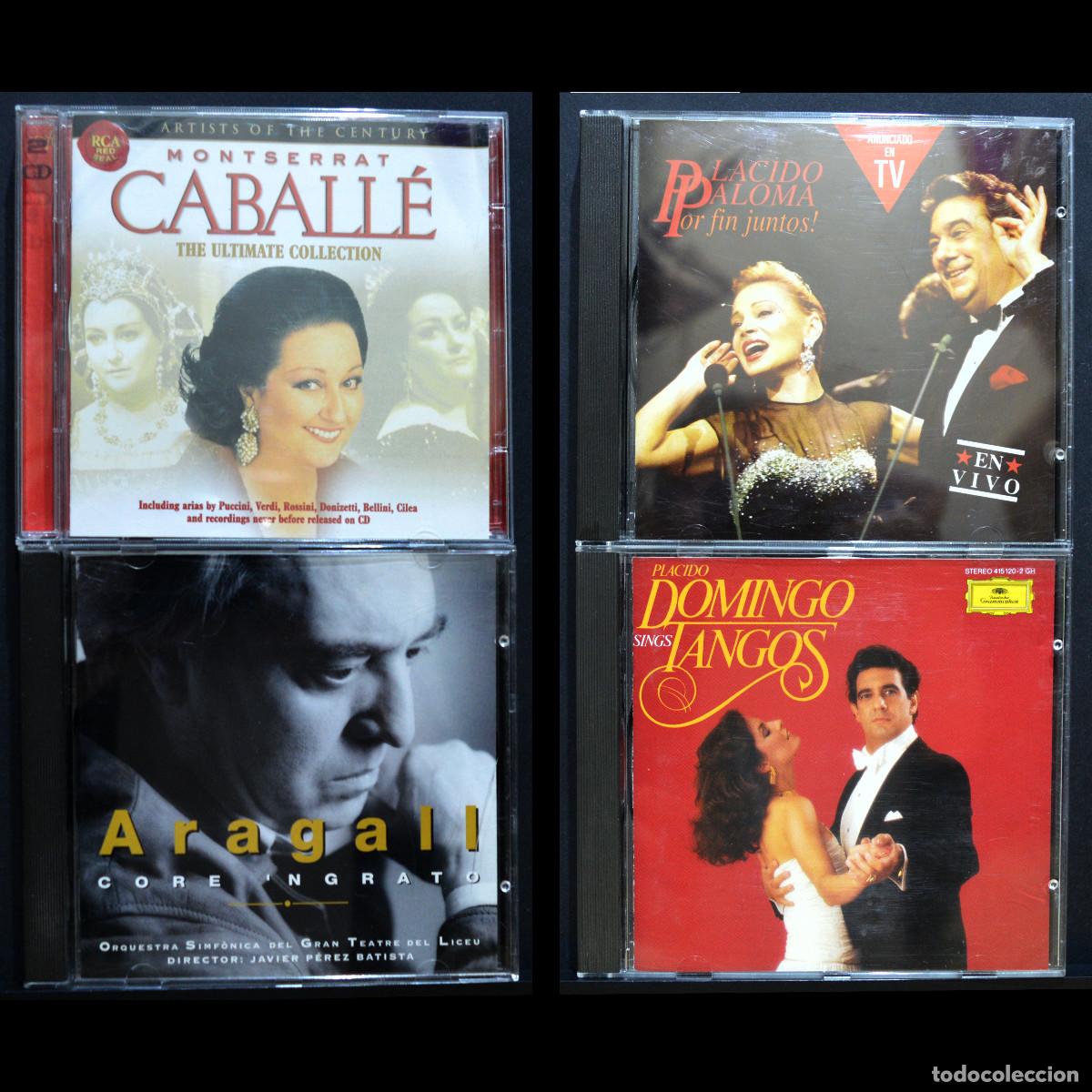 CDs de m&uacute;sica: LOTE 4CD &Oacute;PERA M&Uacute;SICA CL&Aacute;SICA MONTSERRAT CABALLE PLACIDO DOMINGO ARAGALL
