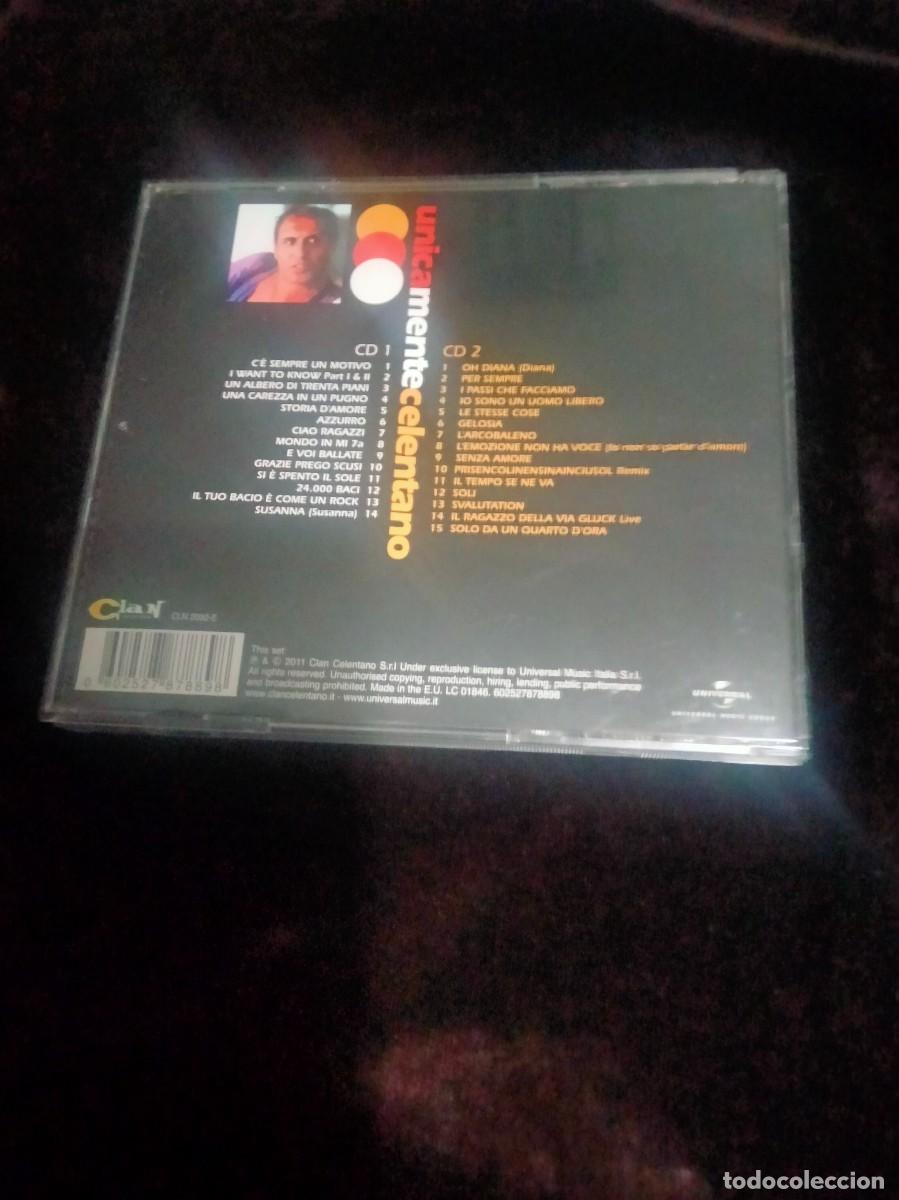 CDs de m&uacute;sica: unicamente celentano - deluxe edition - con 2 cd como nuevos - Foto 2