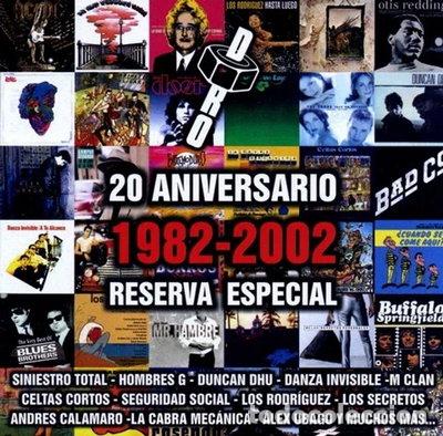 CDs de m&uacute;sica: 20 Aniversario 1982-2002 Reserva Especial- 5050466076229