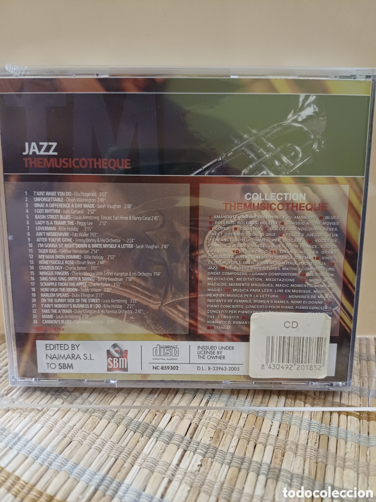 CDs de m&uacute;sica: CD Jazz Themusicotheque Nuevo - Foto 2