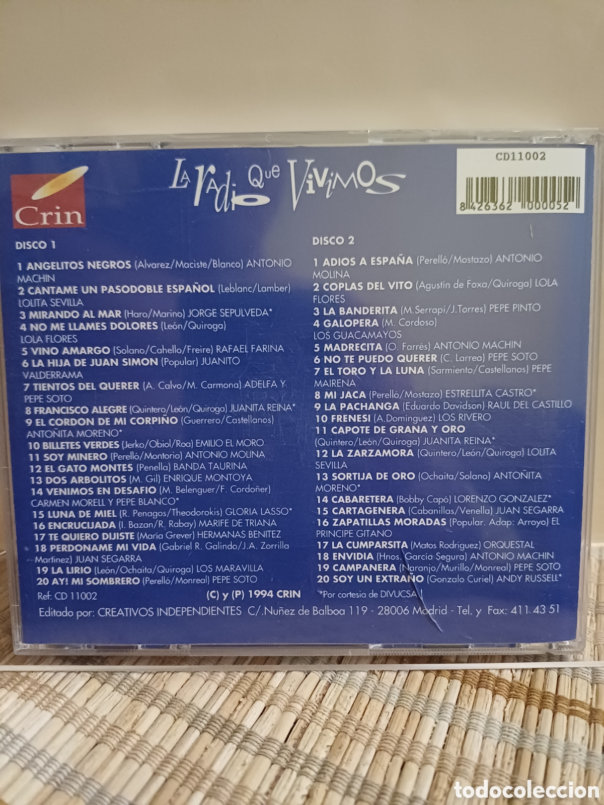 CDs de m&uacute;sica: Cd La radio que vivimos 2 Cd - Foto 2