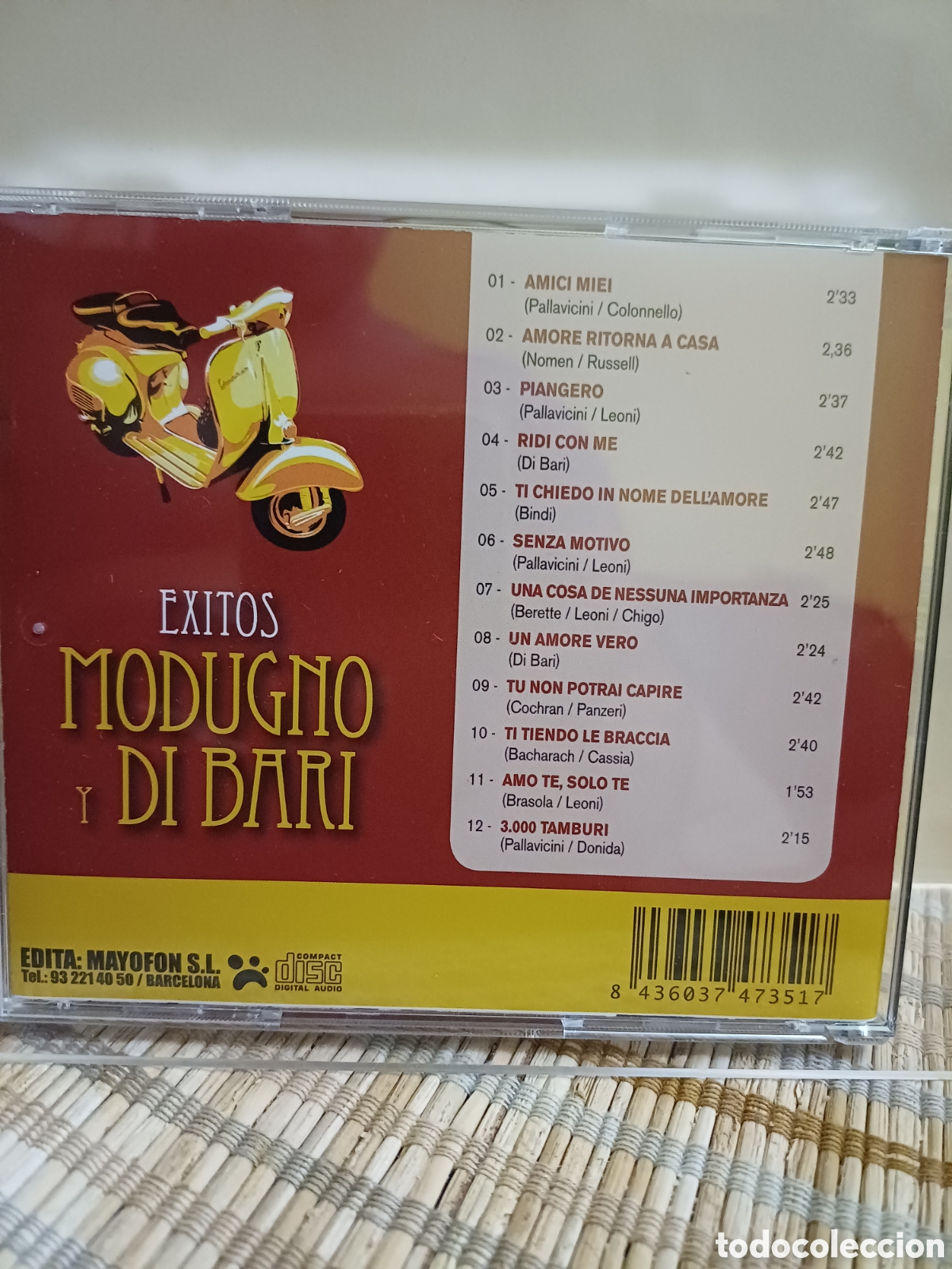 CDs de m&uacute;sica: Cd Exitos Modugno di Bari - Foto 2