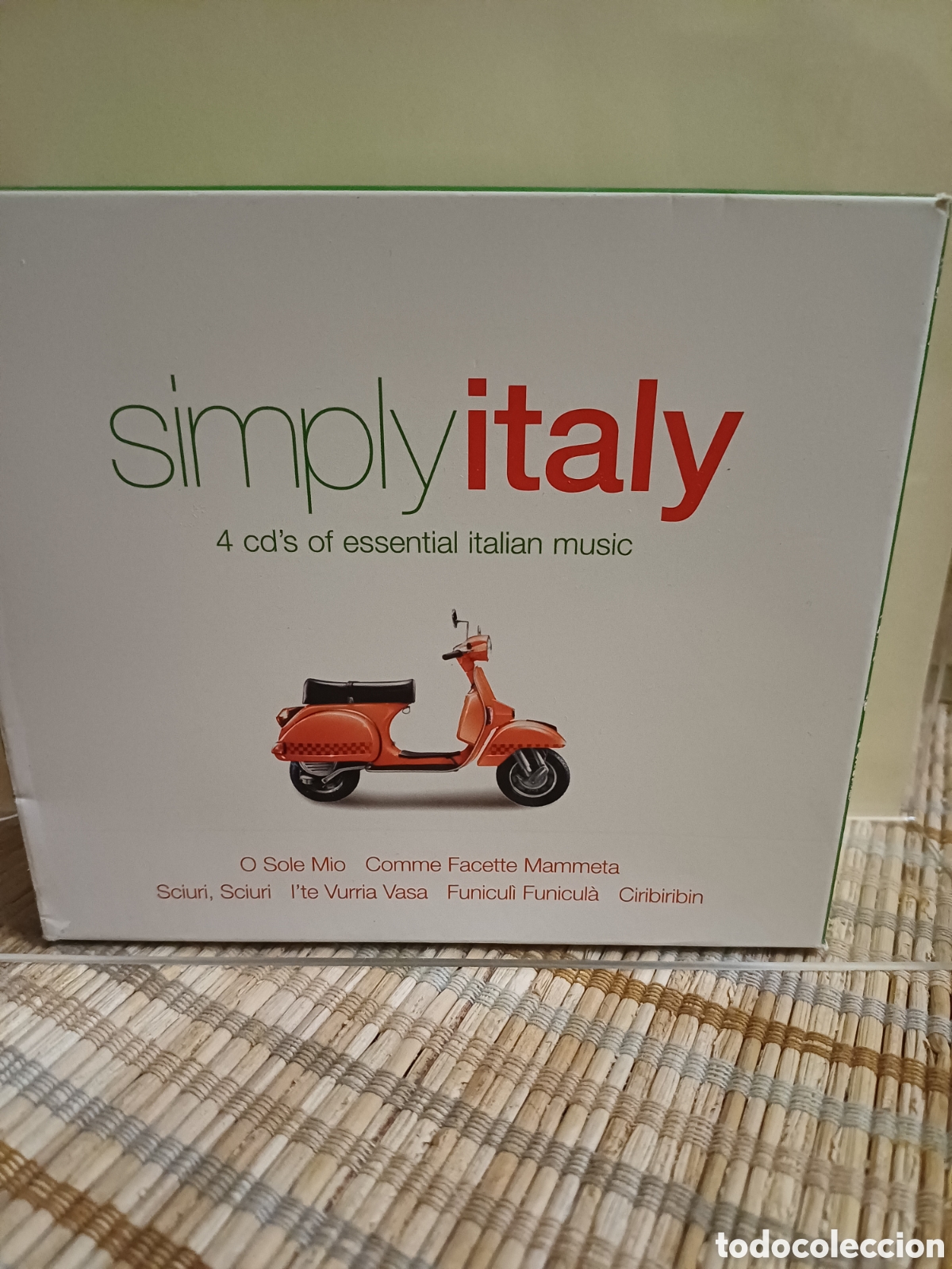 CDs de m&uacute;sica: 4 CD Simply Italy......