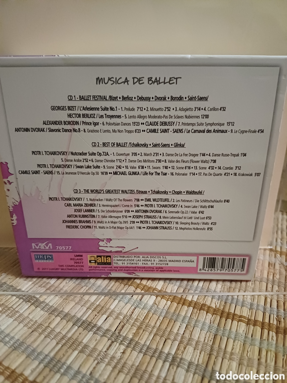 CDs de m&uacute;sica: 3 CD M&Uacute;SICA de Ballet - Foto 2