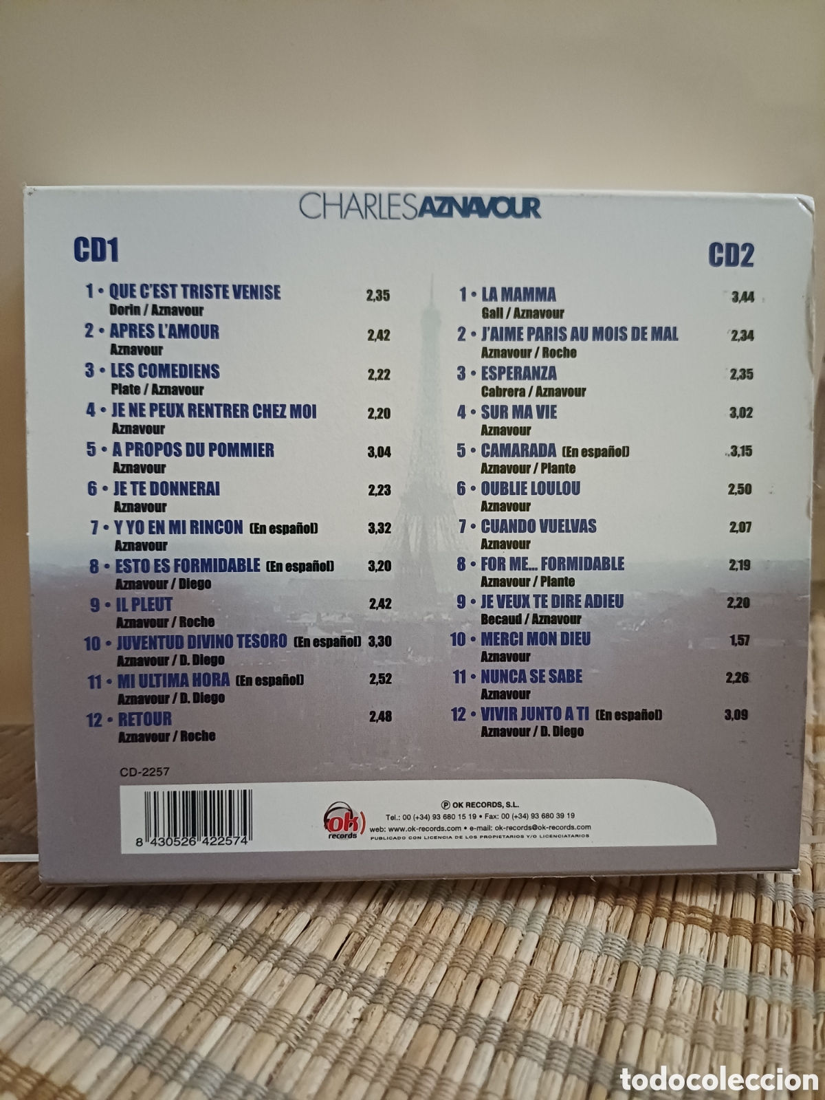 CDs de m&uacute;sica: 2 CD Charles Aznavour - Foto 2