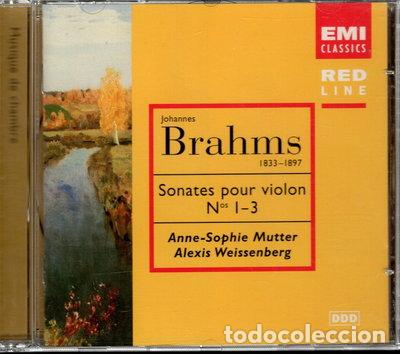 CDs de m&uacute;sica: Brahms: Sonates pour violon Nos 1-3- 0724357209427