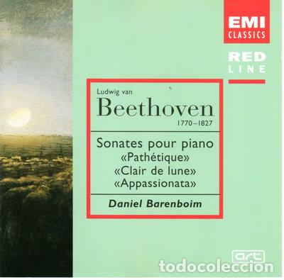CDs de m&uacute;sica: Beethoven: Sonates pour piano, Path&eacute;tique, Clair de lune, Appassionata- 0724356992122