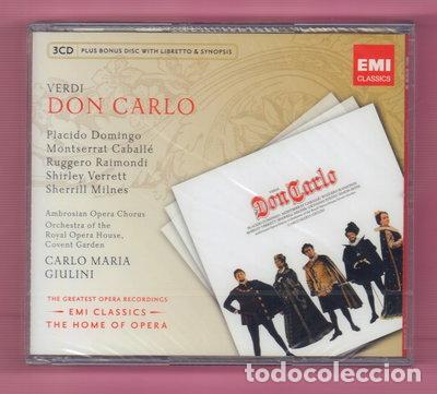 CDs de m&uacute;sica: Verdi: Don Carlo- 5099996685020