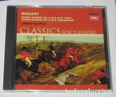 CDs de m&uacute;sica: Mozart: String Quartet No. 17 'Hunt' & String Quartet No. 19 'Dissonance'- 0724357268820