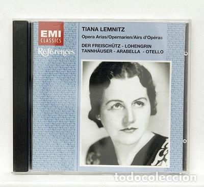 CDs de m&uacute;sica: Tiana Lemnitz: Opera Arias- 0724356677425