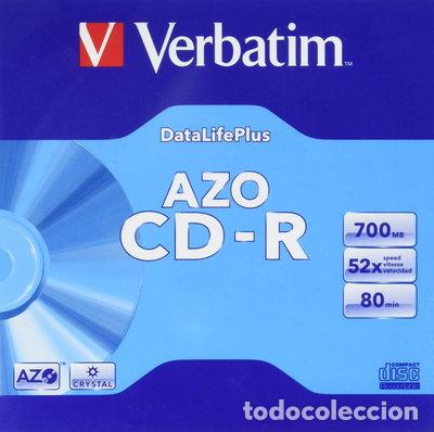 CDs de m&uacute;sica: Verbatim CD-R 80MIN Datalife- 0023942433262