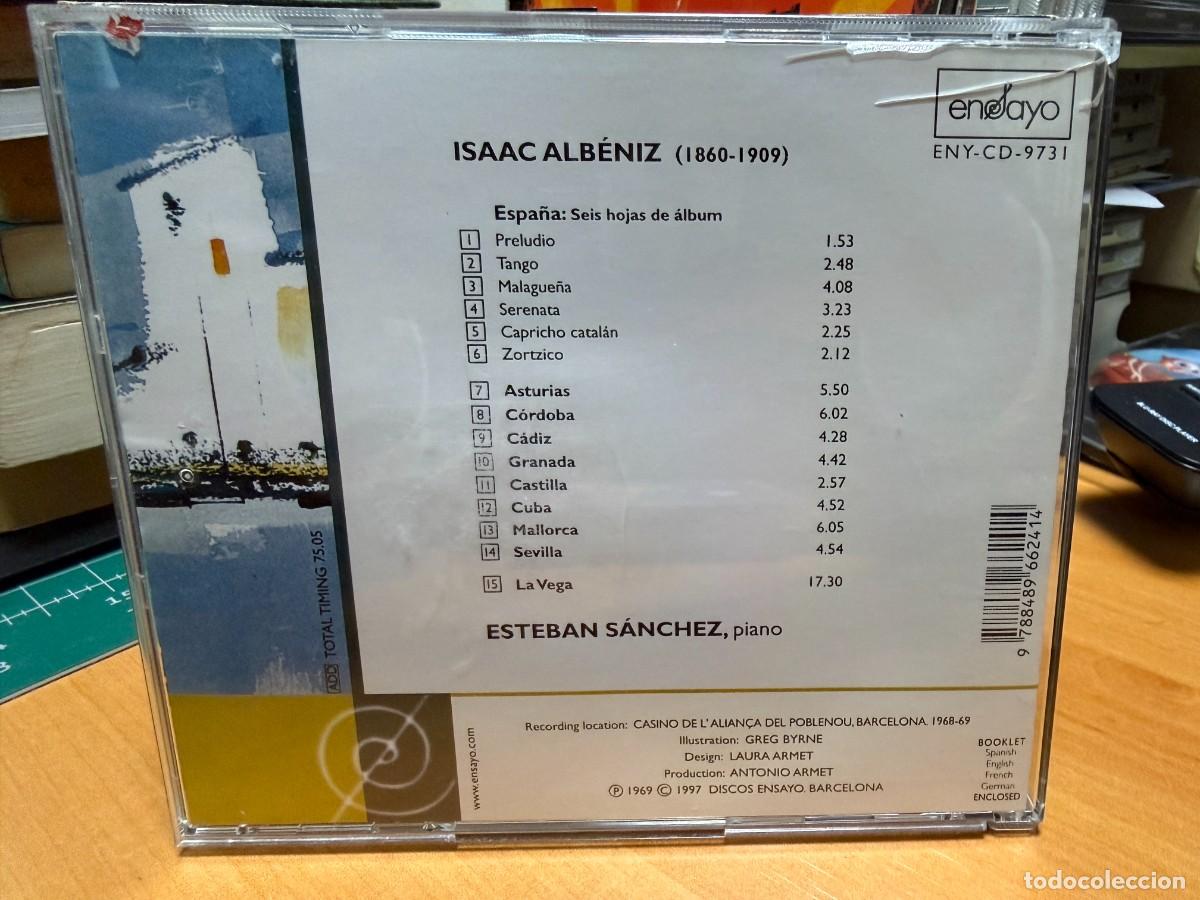 CDs de m&uacute;sica: Alb&eacute;niz - Espa&ntilde;a - Esteban S&aacute;nchez (CD) - Foto 2