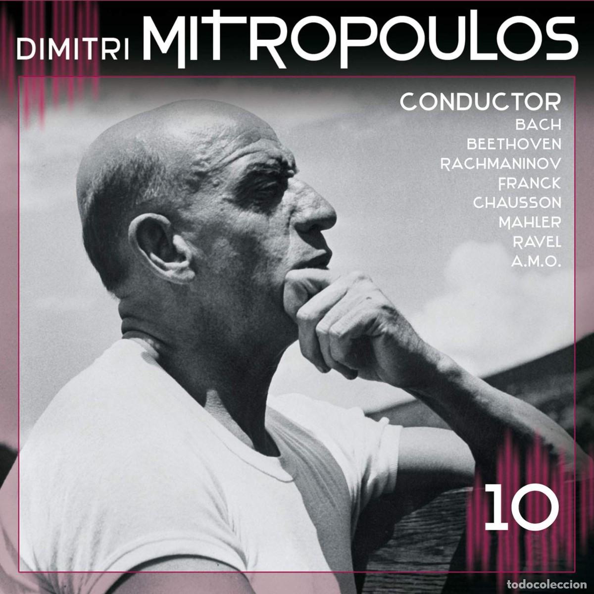 CDs de m&uacute;sica: Dimitri Mitropoulos - Conductor Bach, Beethoven, Rachmaninov, Mahler, Ravel,... - Boxset con 10 CDs