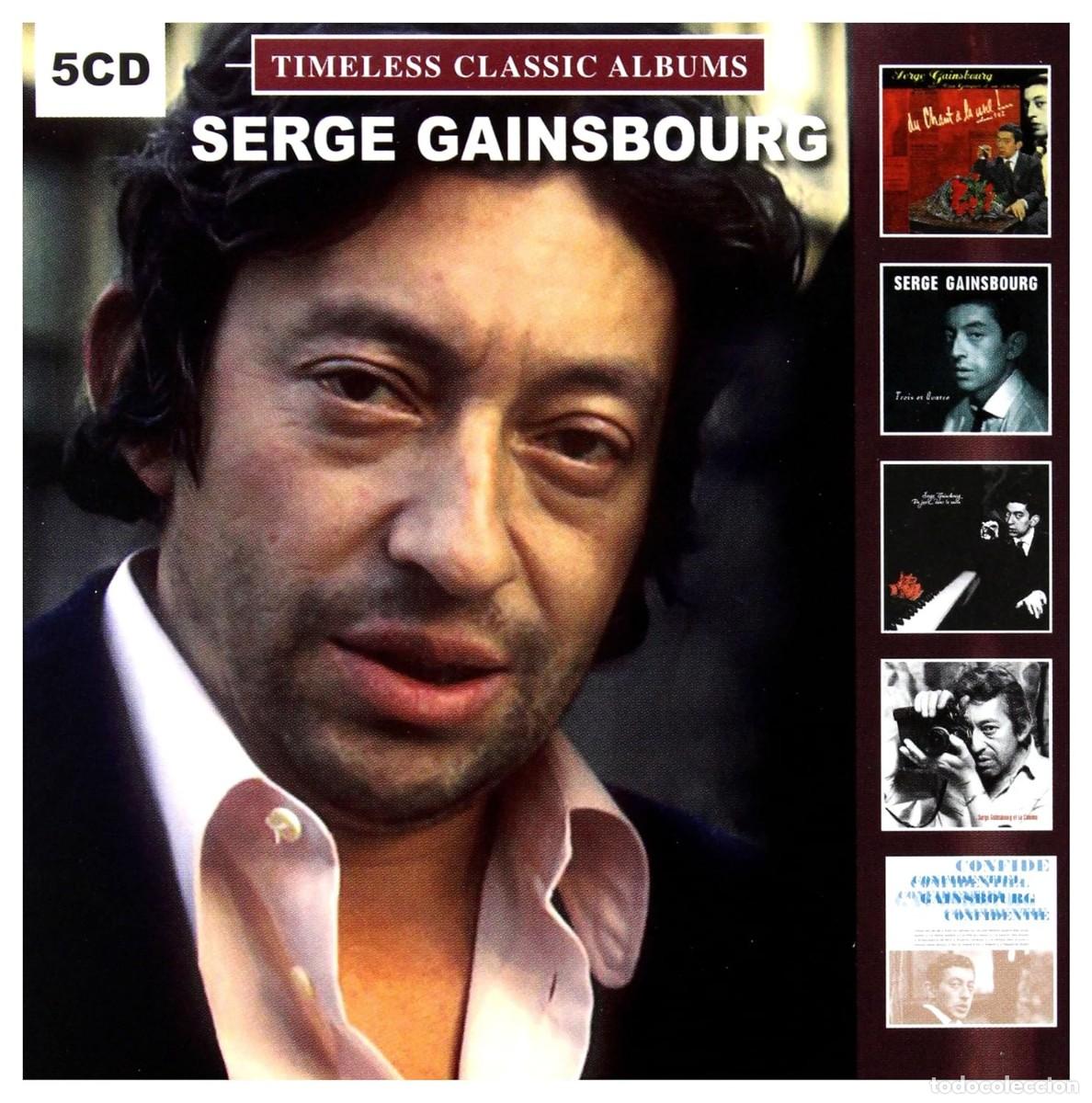CDs de m&uacute;sica: Serge Gainsbourg &ndash; Timeless Classic (DOL, 2017) - Boxset 5 CDs - Chanson, Jazz - Nuevo y precintado